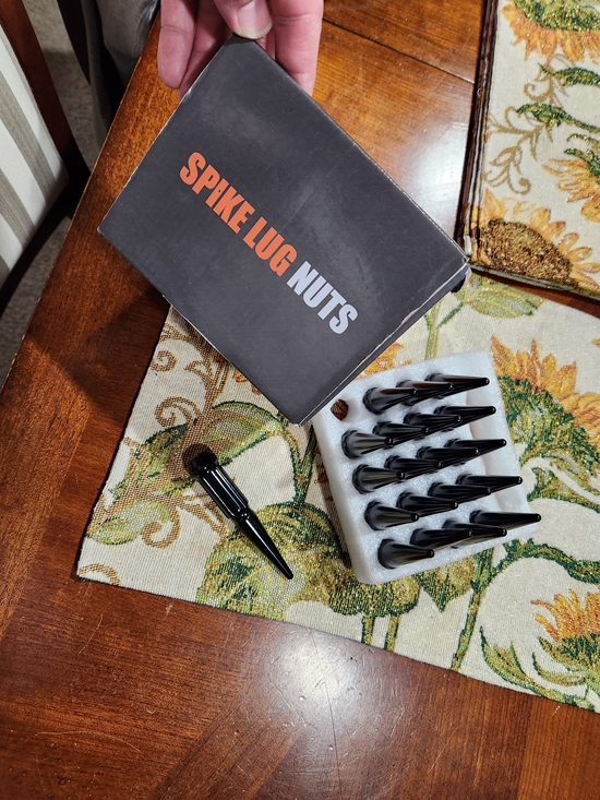Other - New Spike Lug Nuts - Black Spiked Wheel Nuts (Set)